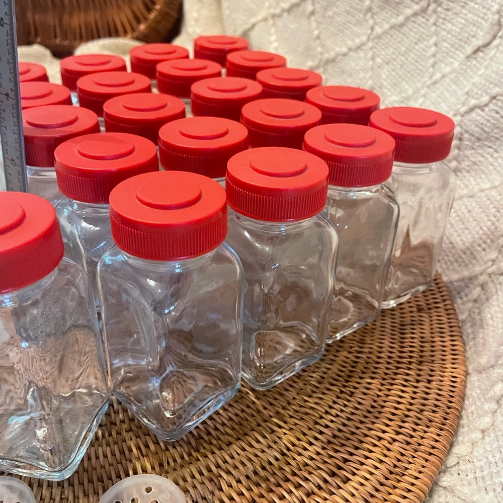 Vintage spice bottles